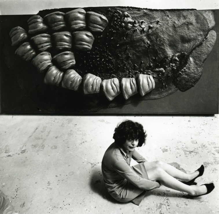 Alina Szapocznikow in her atelier, 1968, photo: courtesy of Piotr Stanisławski and National Museum in Kraków, photo: Museum of Modern Art in Warsaw